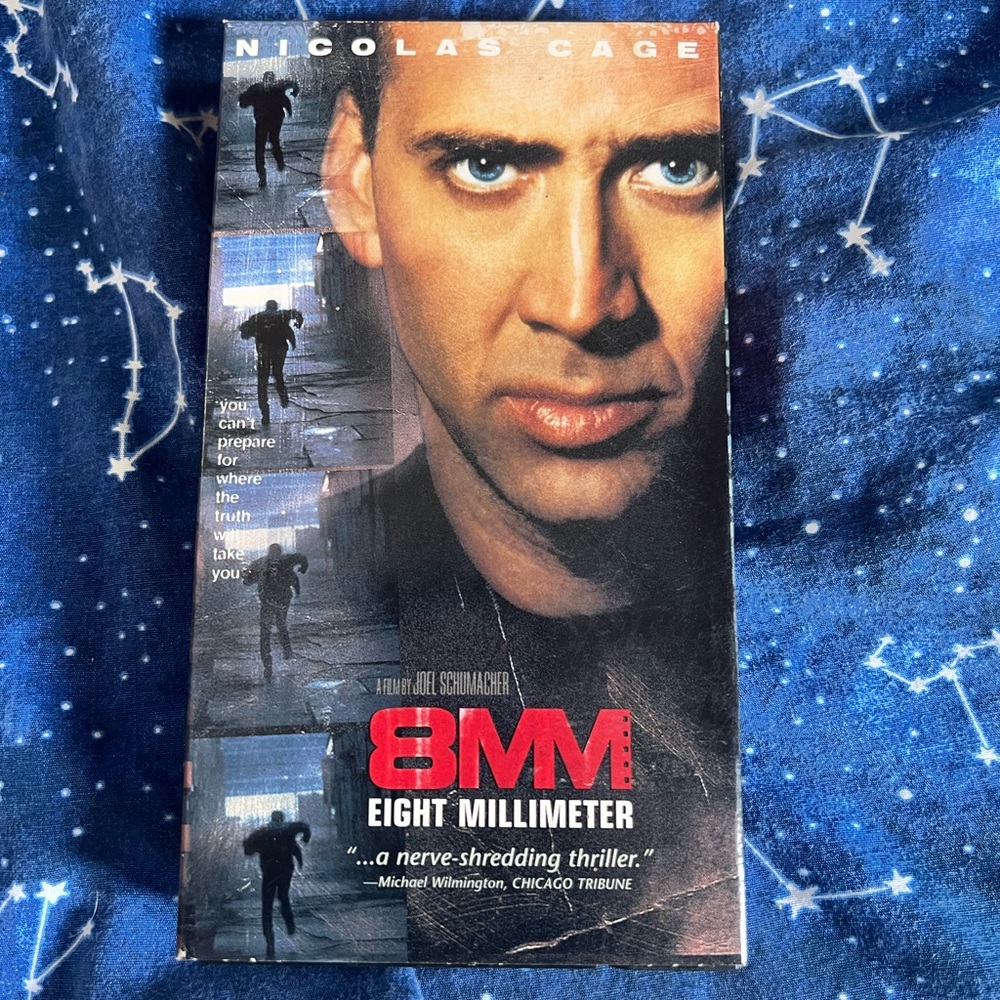 Nicolas Cage 8MM - 8 Millimeter VHS Tape